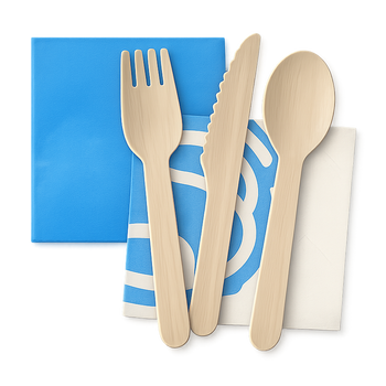 Utensils & Napkins (1 Set)